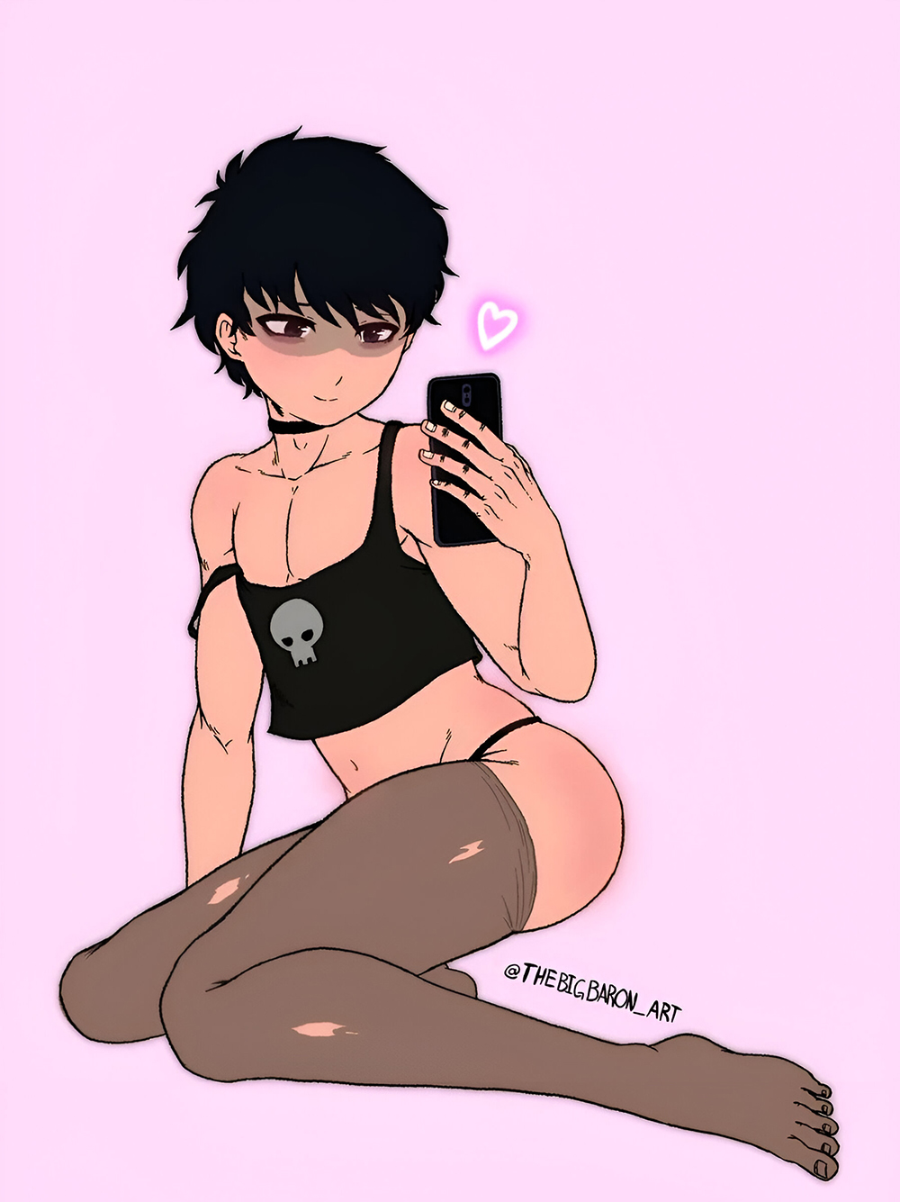 GOTH FEMBOY