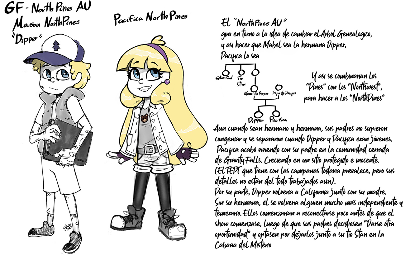 GRAVITY FALLS Northpines Au