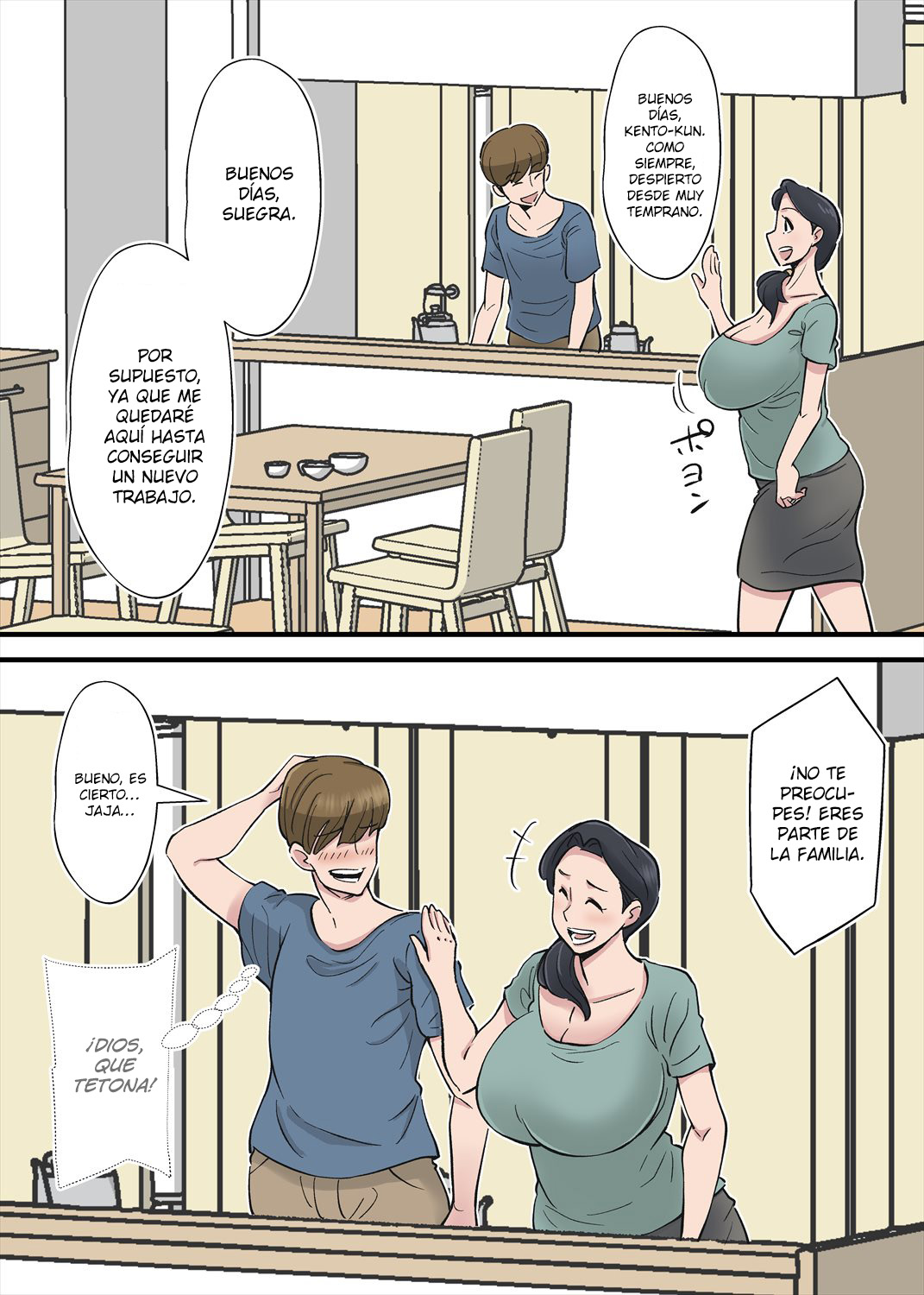 HENTAI KANSOKU Yome no Bakunyuu Kaa-chan o Netoritai