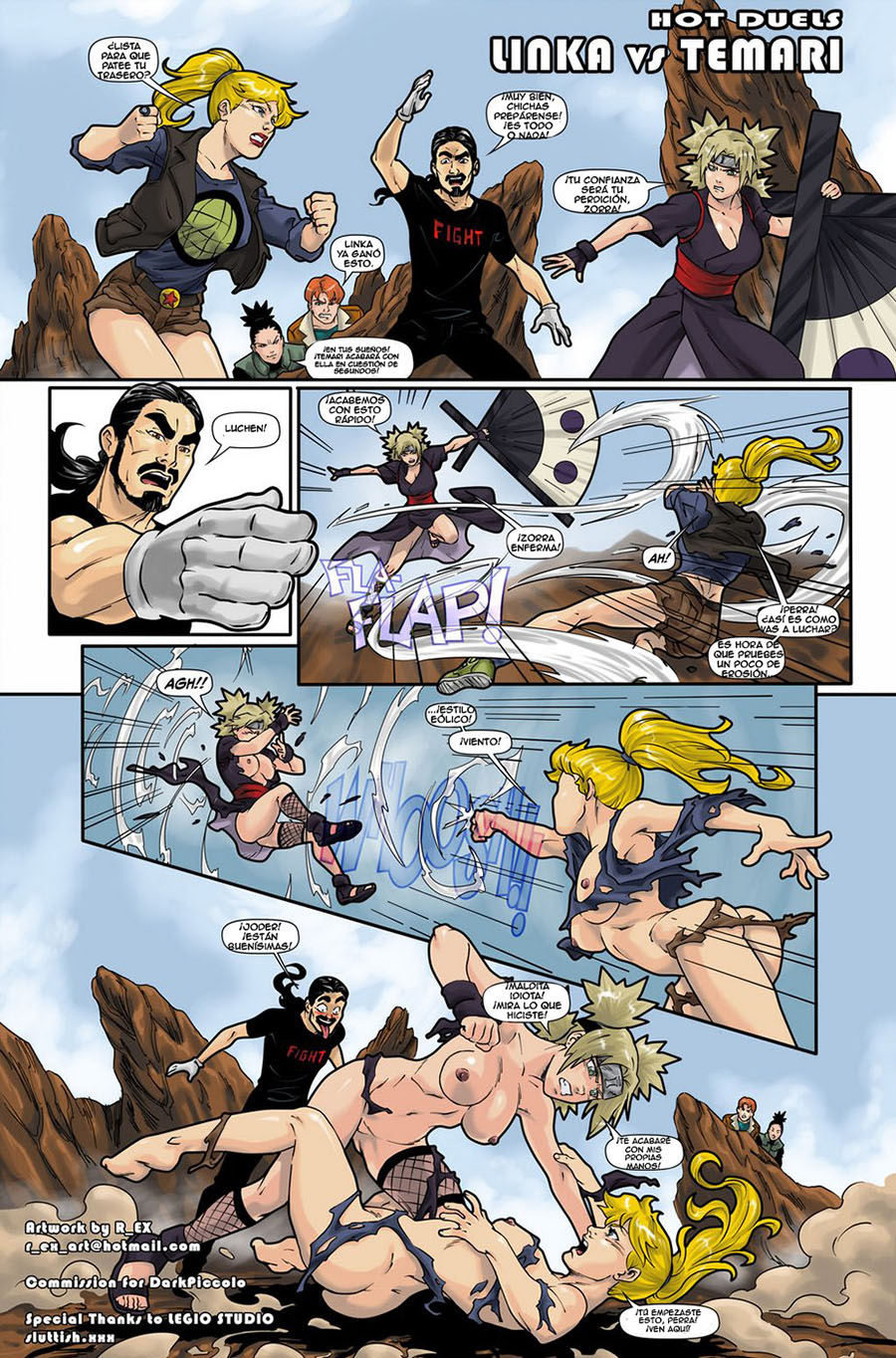 HOT DUELS 1 - Linka vs Temari