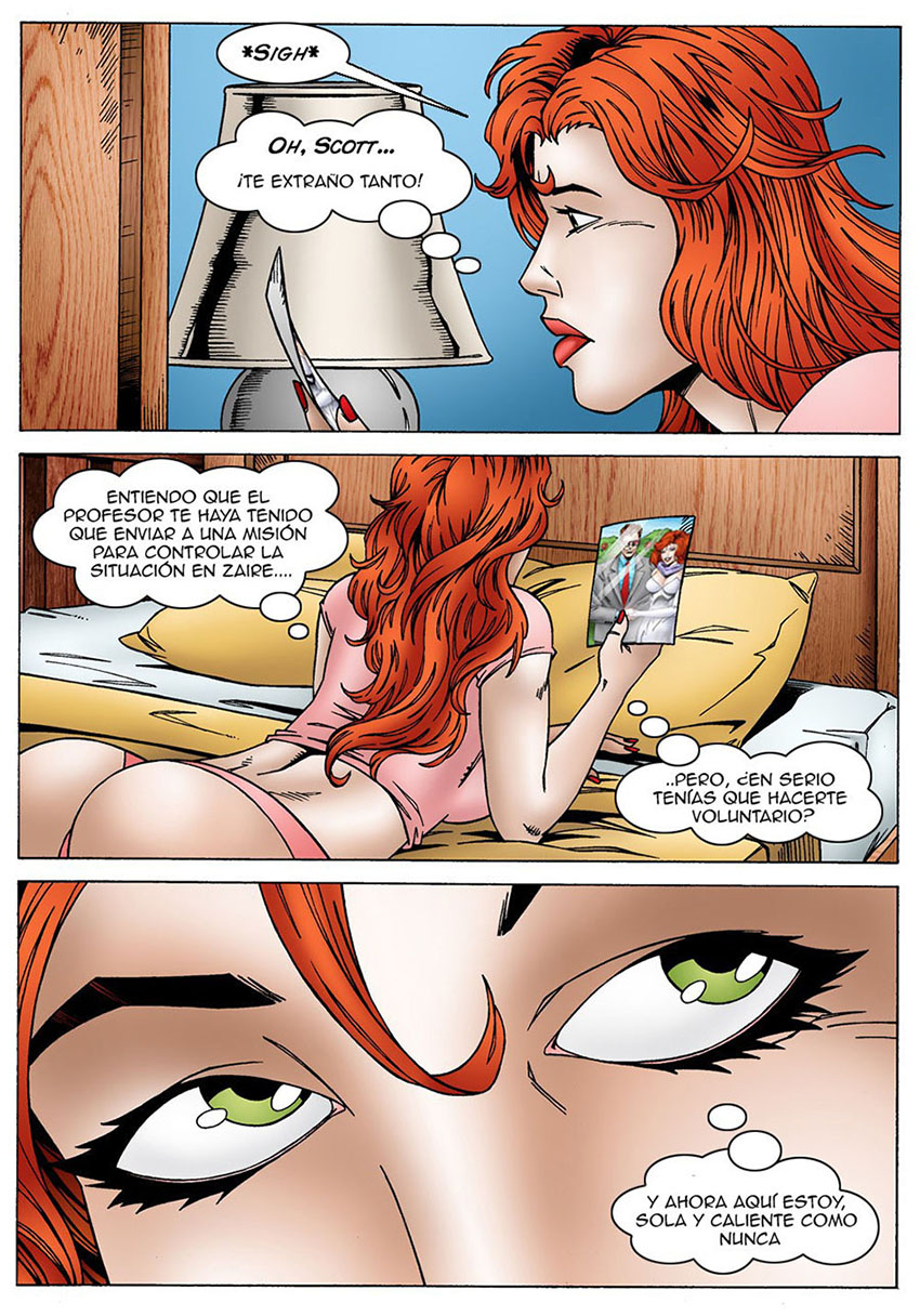 JEAN GREY cheats on Scott Summers by FUCKING LOGAN