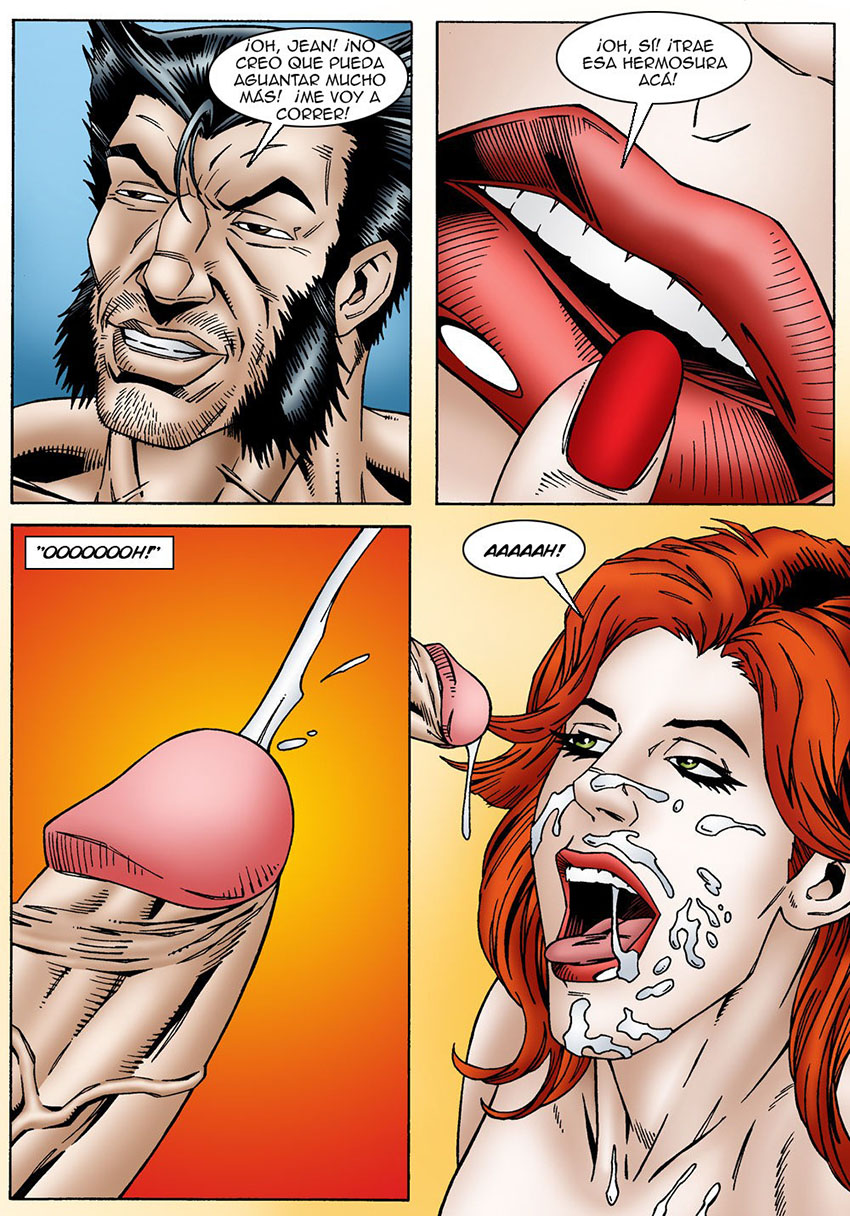 JEAN GREY cheats on Scott Summers by FUCKING LOGAN