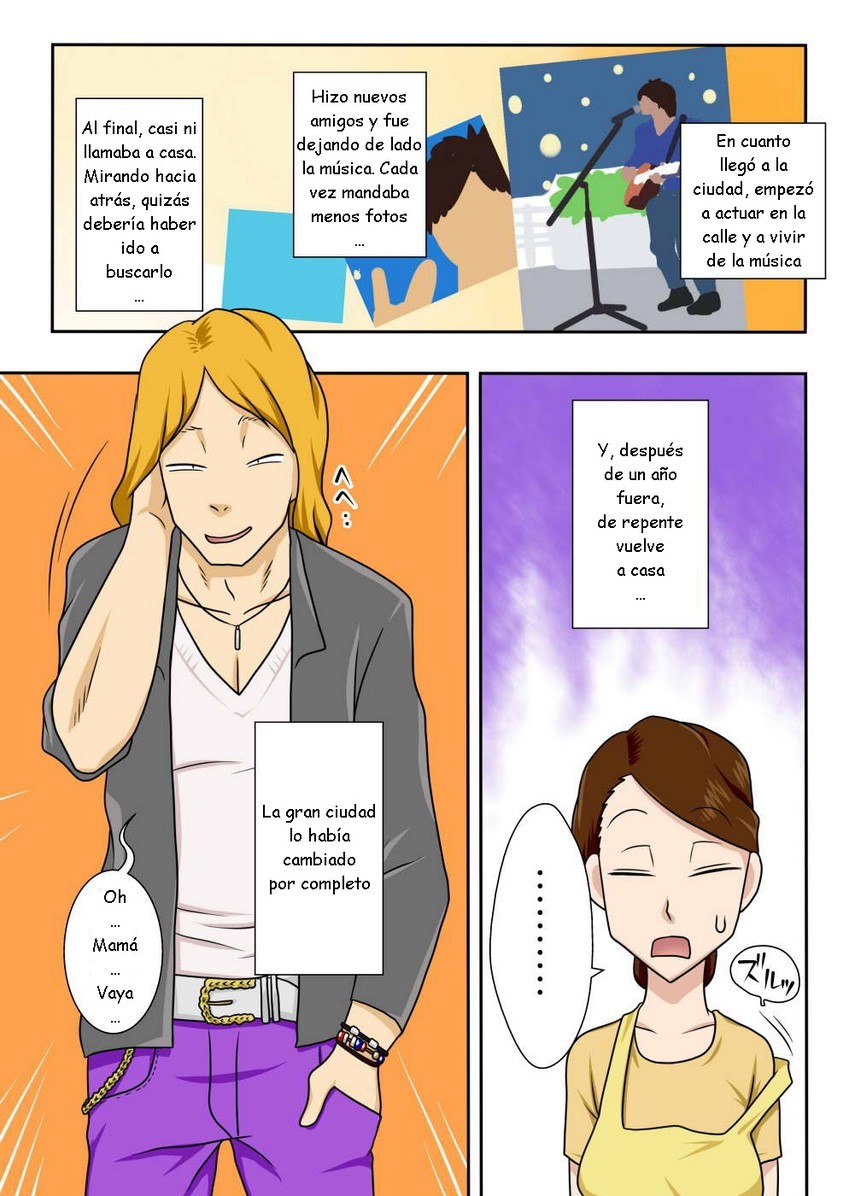 KAETTE KITA Musuko ga Kinpatsu Yarichin