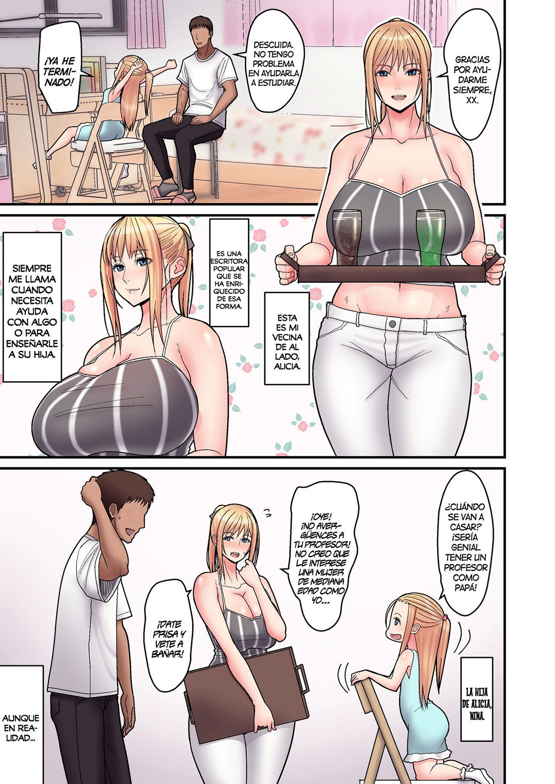 Kinpatsu SINGLE MOTHER to icha Love suru hon