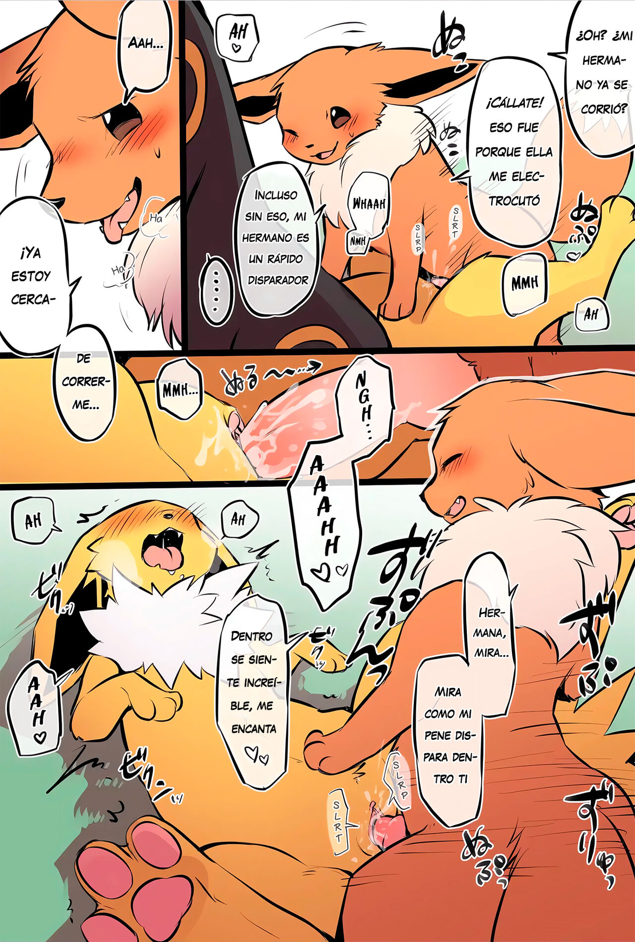 La FAMILIA EEVEE cuya etica SEXUAL se ha derrumbado