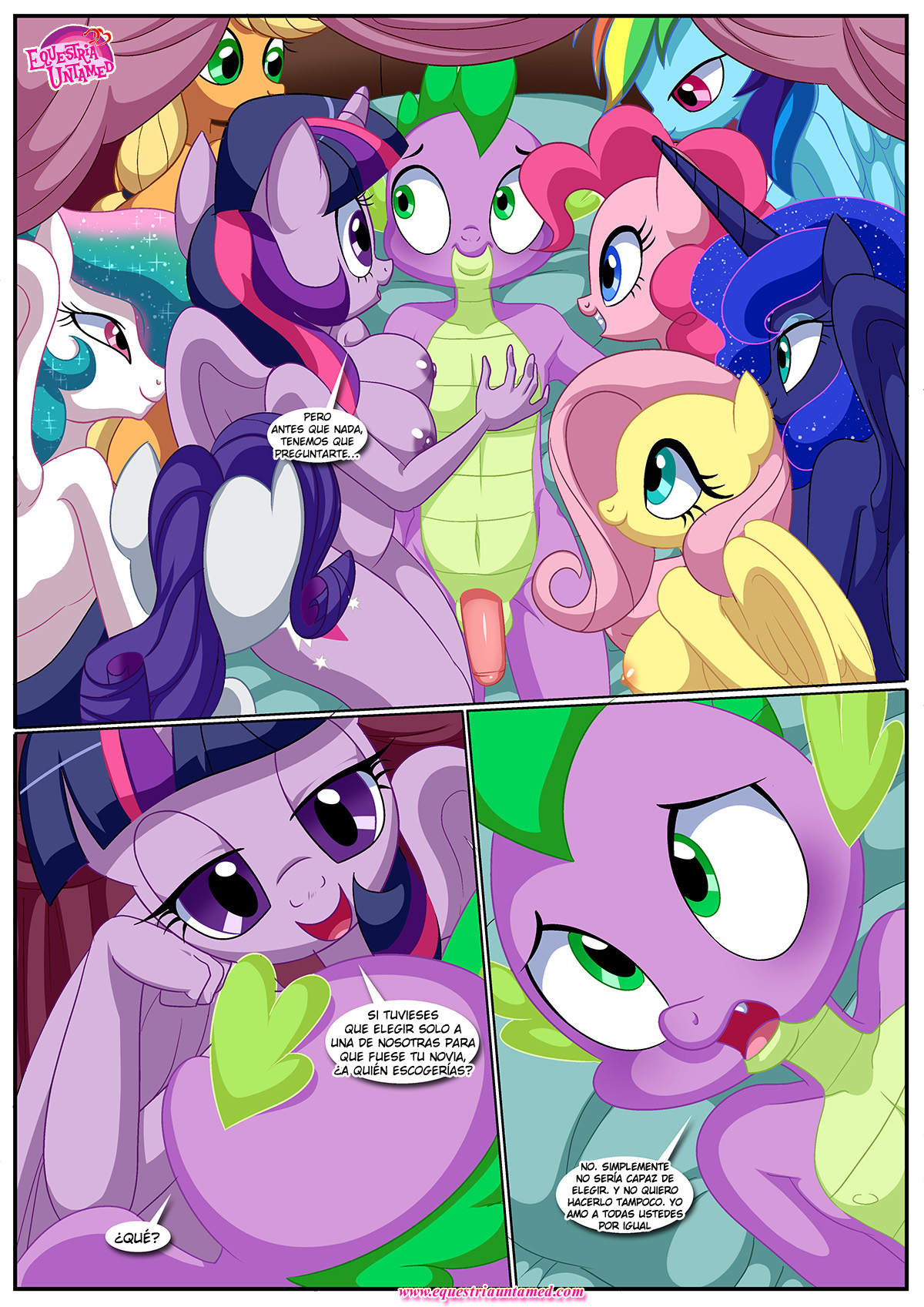 La FANTASIA definitiva de SPIKE o el HAREM del Rey Dragon
