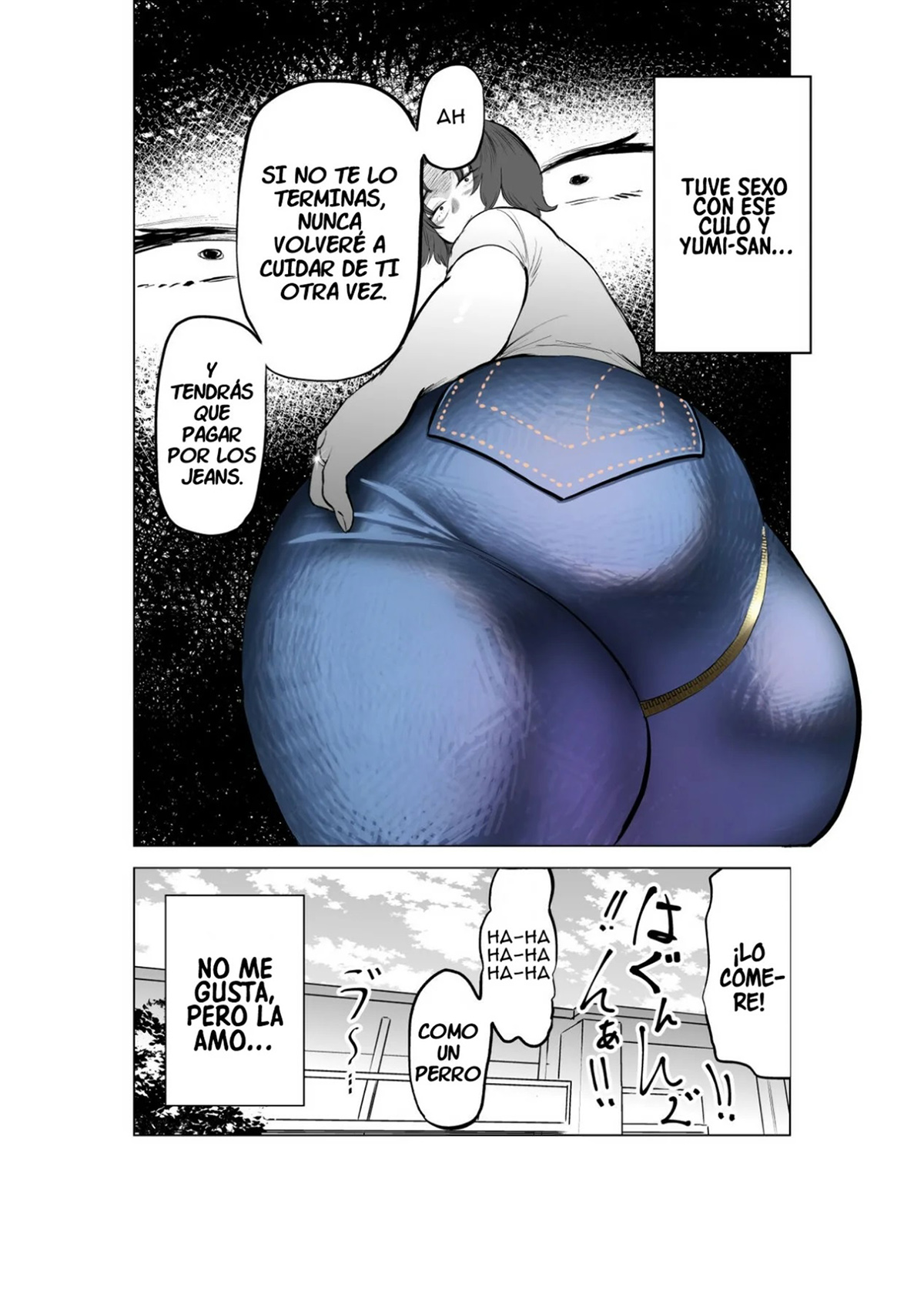 La MAMÁ de mi AMIGO que usa unos JEANS da miedo pero esta bendecida con un GRAN TRASERO