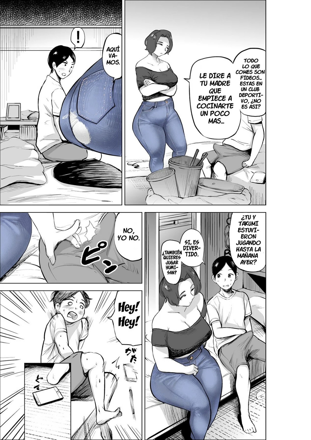La MAMÁ de mi AMIGO que usa unos JEANS da miedo pero esta bendecida con un GRAN TRASERO