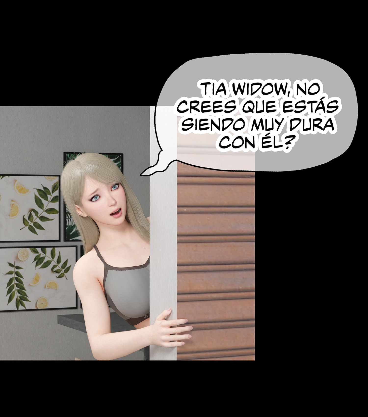 La VIUDA de mi VECINA parte 1