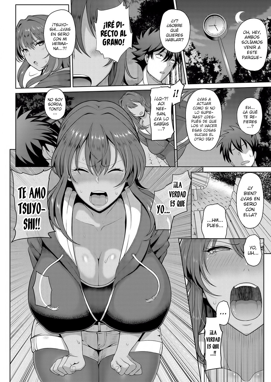 Las tres HERMANAS mayores y MADURAS de al lado parte 2