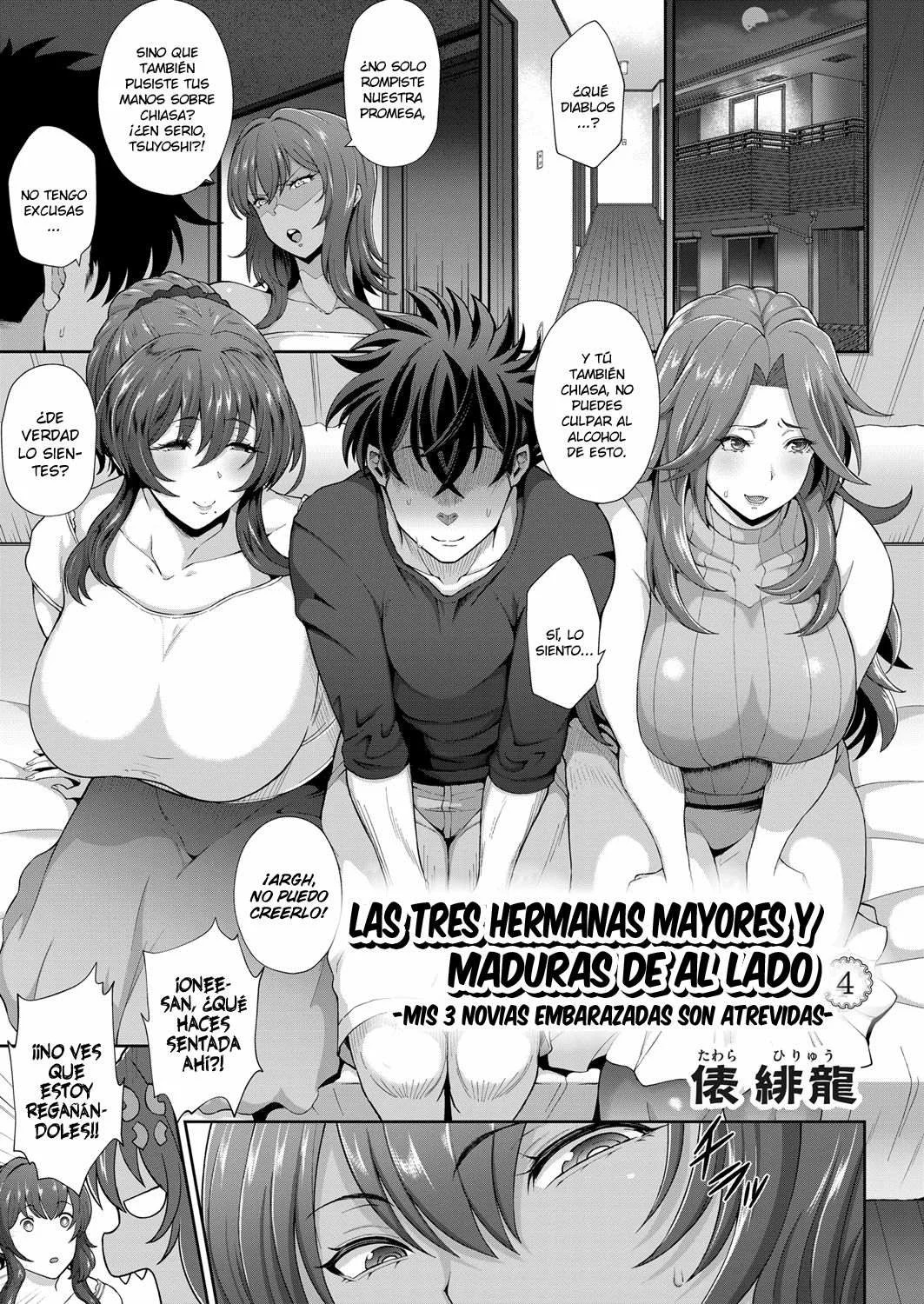 Las tres HERMANAS mayores y MADURAS de al lado parte 4