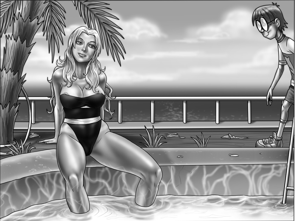Milftoon Beach - LIFEGUARD