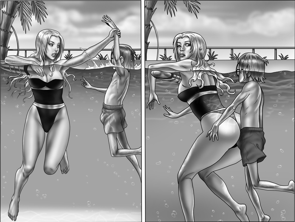 Milftoon Beach - LIFEGUARD