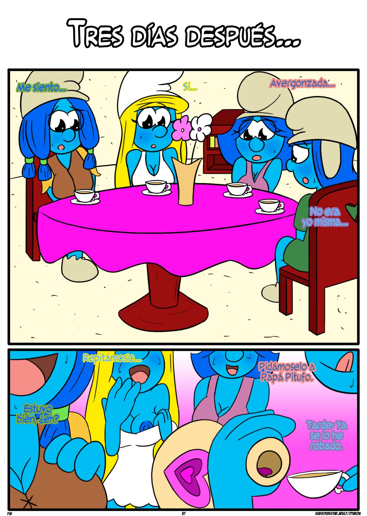 Los PITUFOS y la Pocion del AMOR