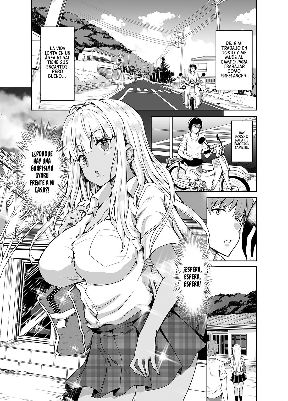 Me CASÉ con una GYARU MORENA de Campo