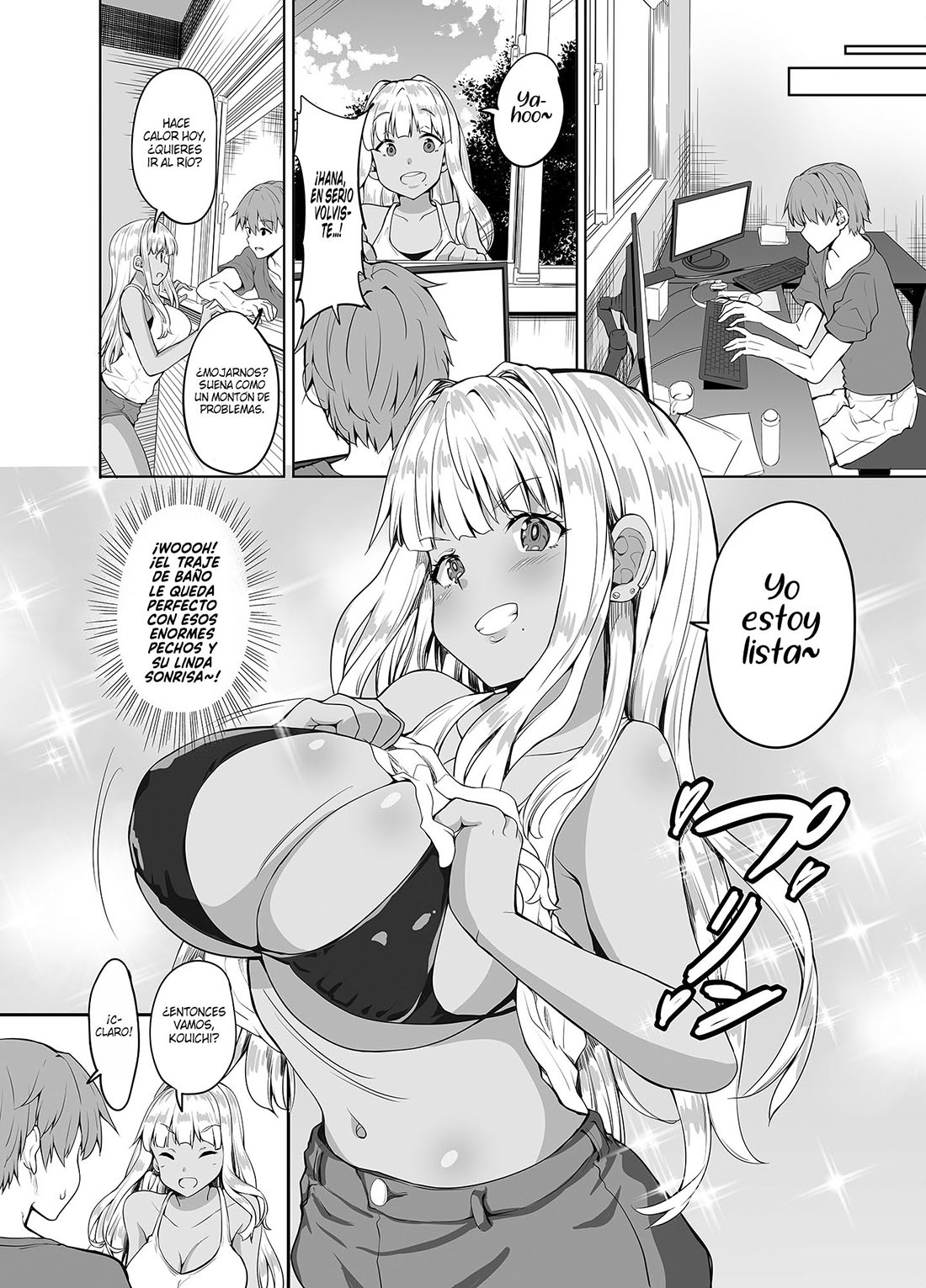Me CASÉ con una GYARU MORENA de Campo