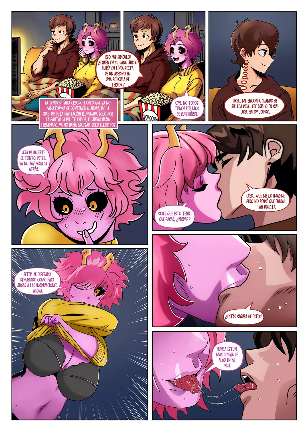 MINA ASHIDO x SPIDERMAN
