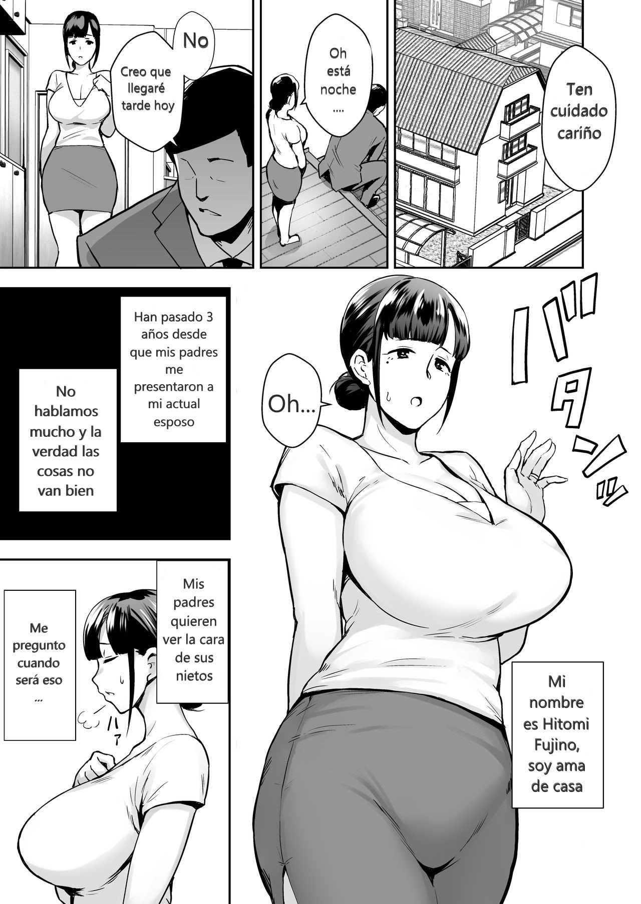 NETORARETA BAKUNYUU Seiso Zuma Hitomi Oikko ni Torotoro ni Tokasaremashita