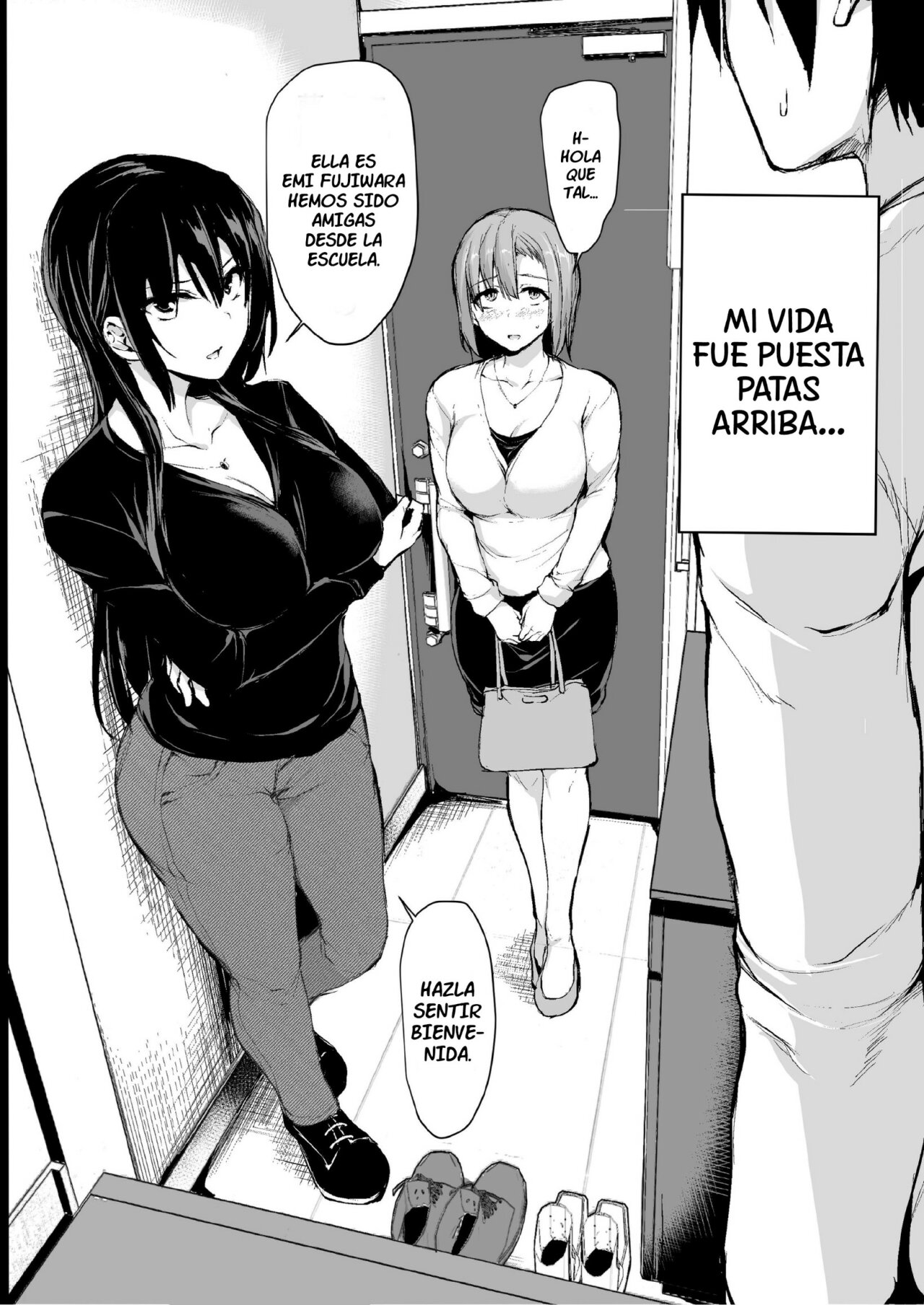 No me puedo poner DURO sin 2 pares de TETAS asi que mi ESPOSA trajo una AMIGA!