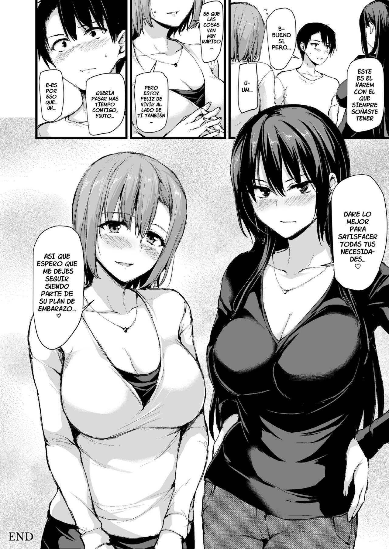 No me puedo poner DURO sin 2 pares de TETAS asi que mi ESPOSA trajo una AMIGA!
