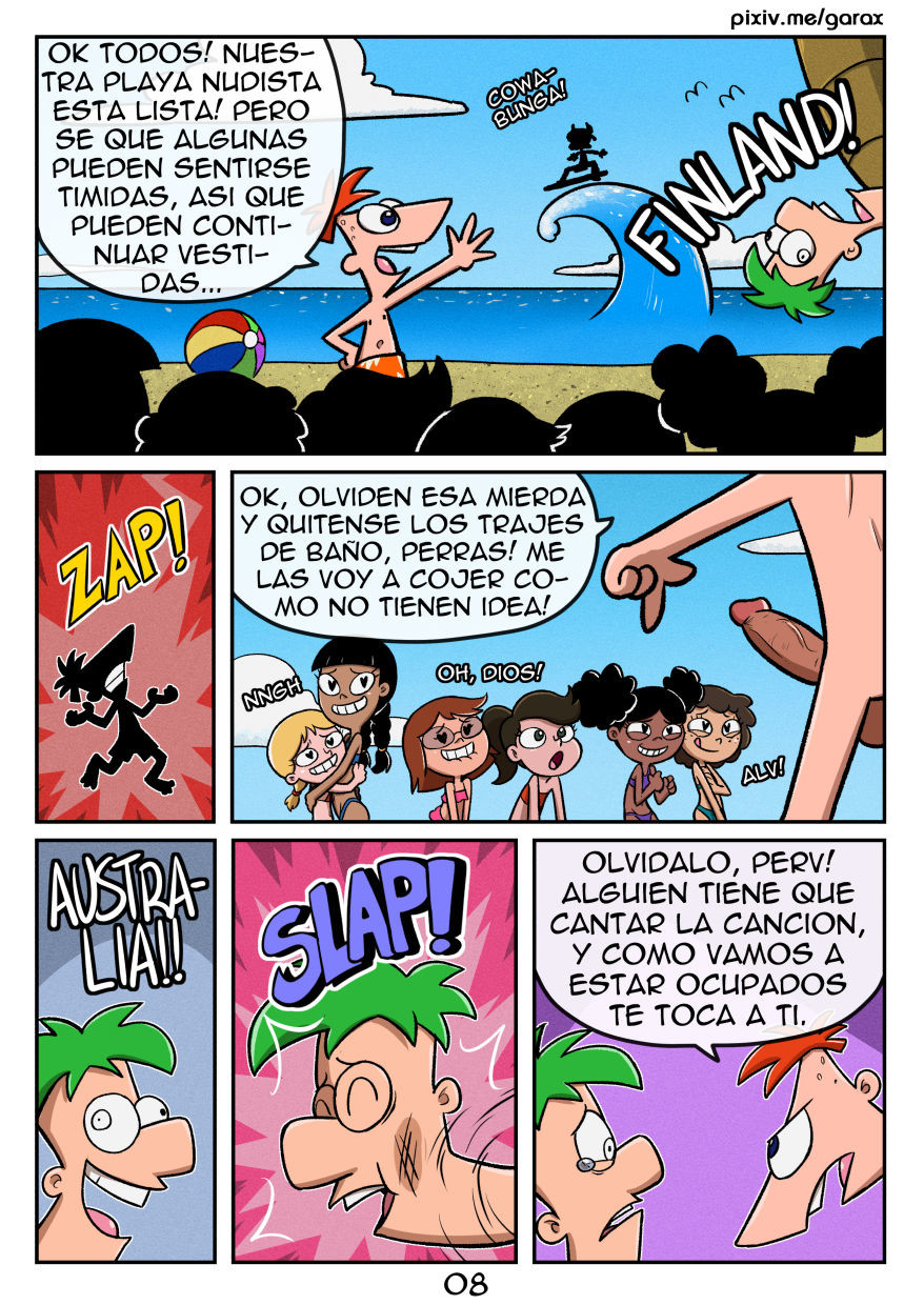 Phingas and Perv - NUDIST BEACH