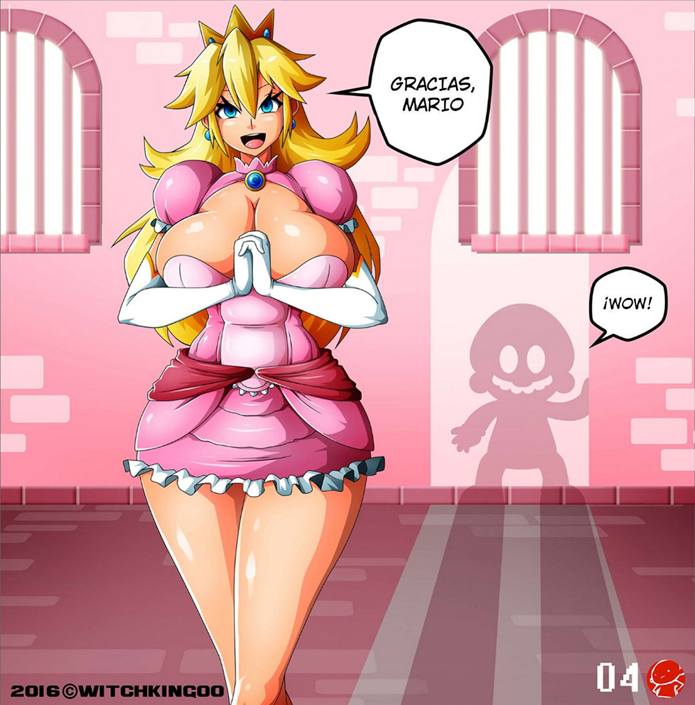 PRINCESS PEACH in Thanks MARIO