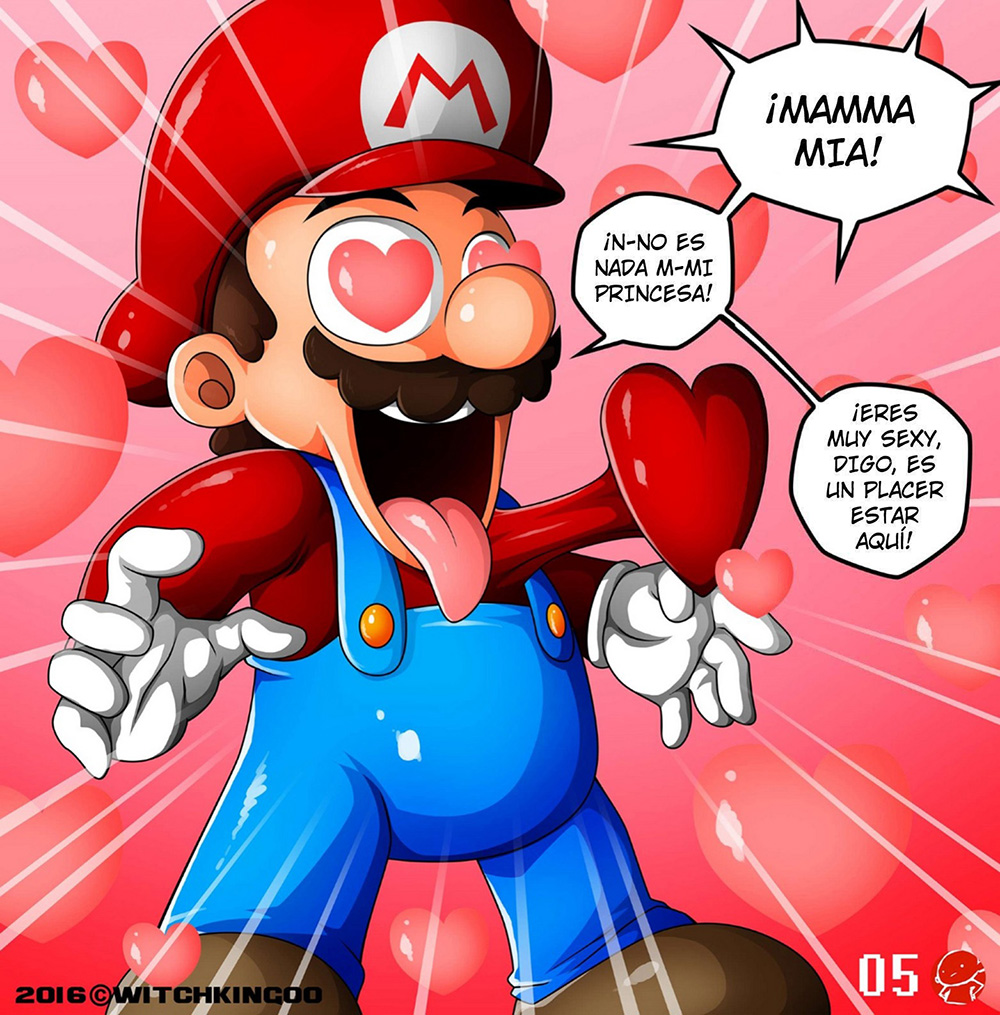PRINCESS PEACH in Thanks MARIO