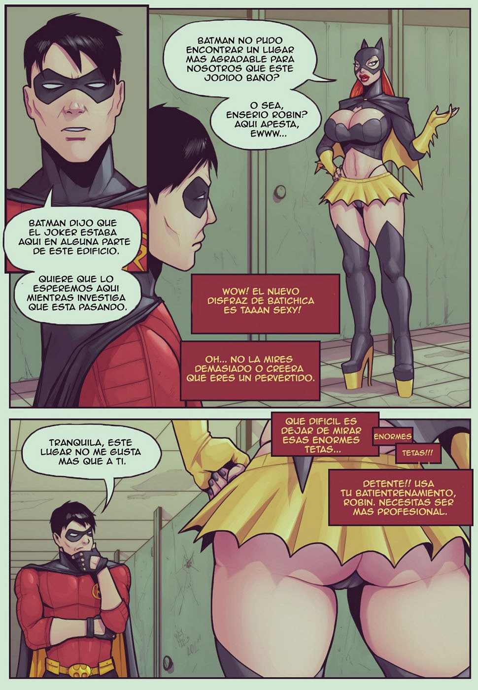 Ruined Gotham - BATIGIRL Loves ROBIN