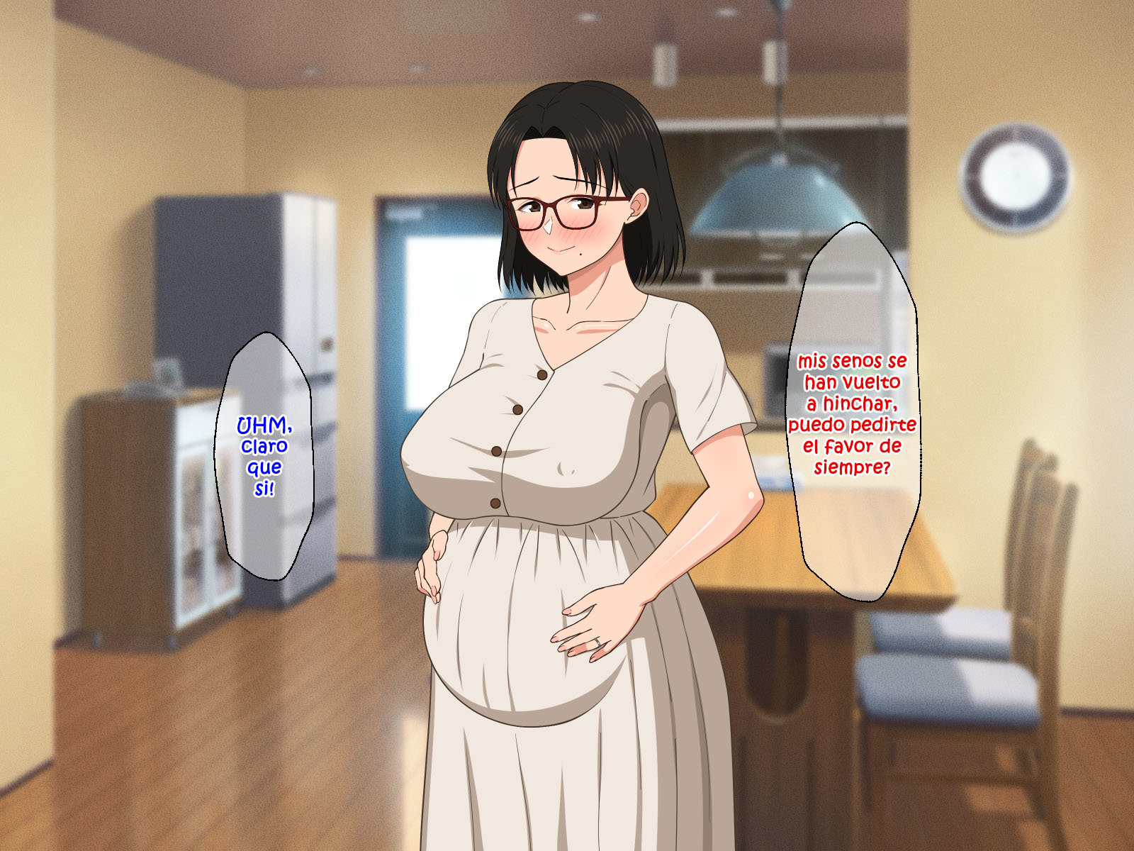 SEXO Apasionado con una MADRE TETONA con Gafas