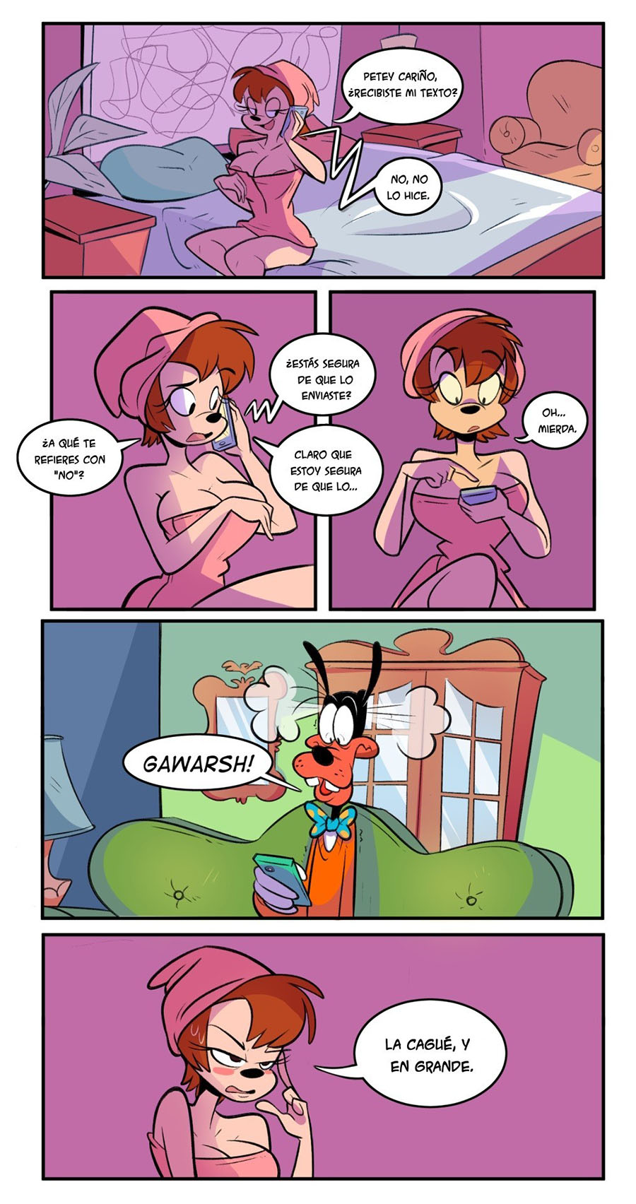She GOOFED