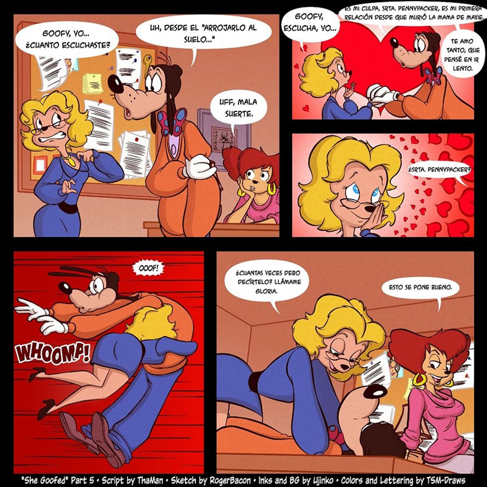 She GOOFED