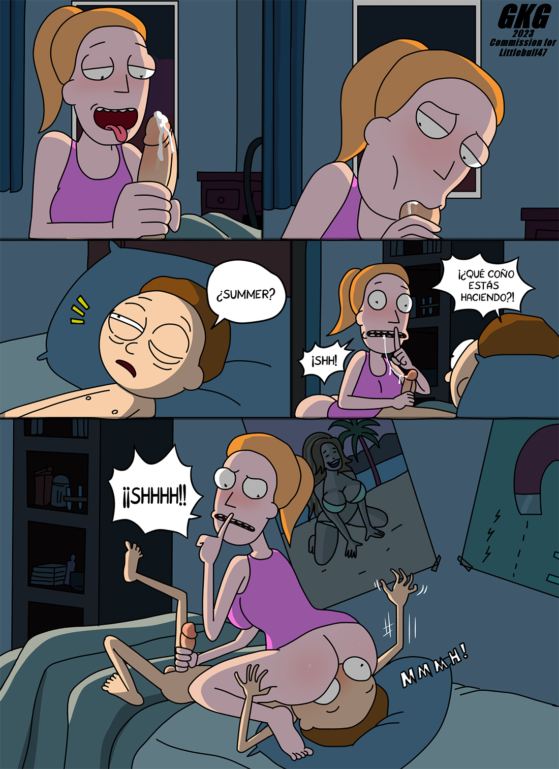 Sneaking into MORTYS room at NIGHT