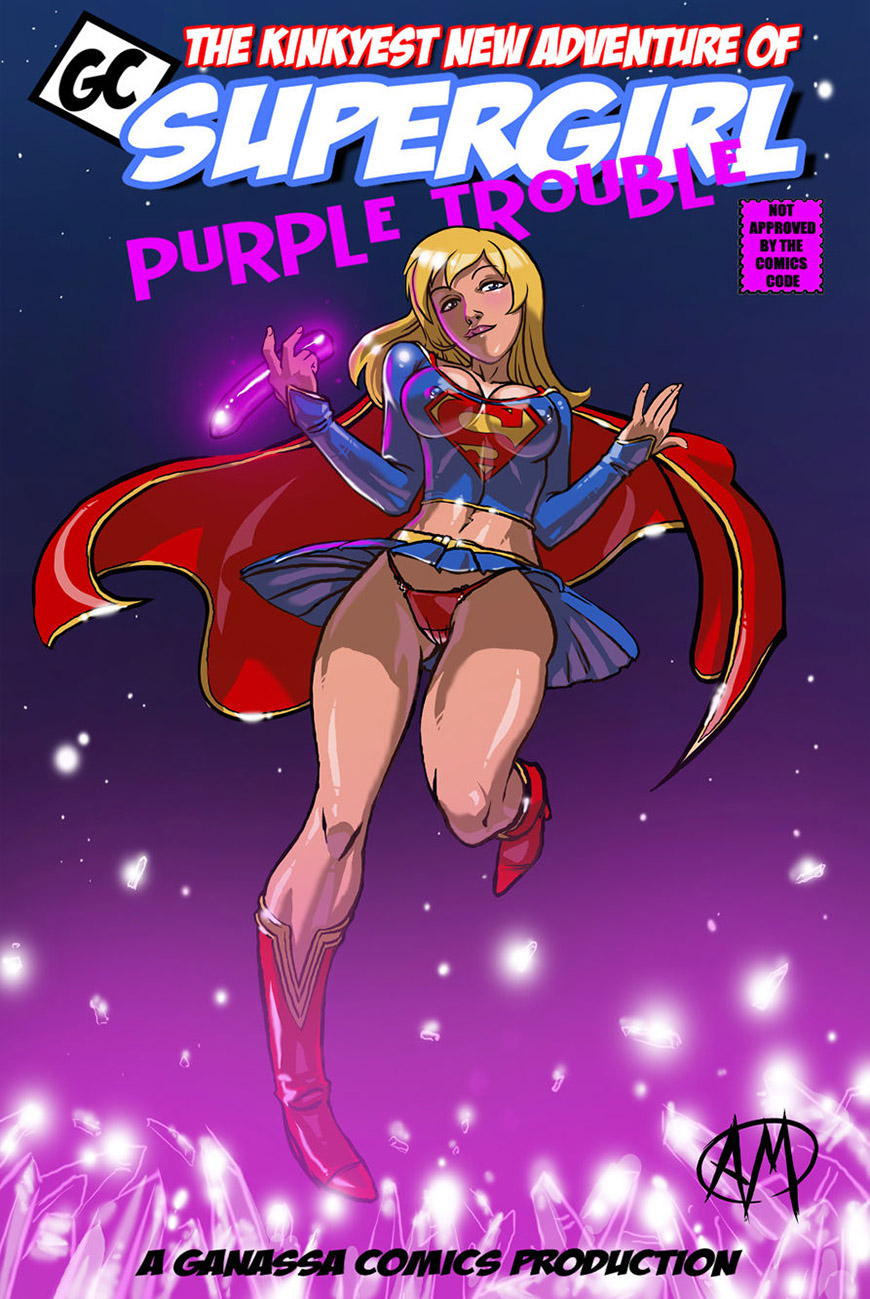 SUPER GIRL Purple Trouble