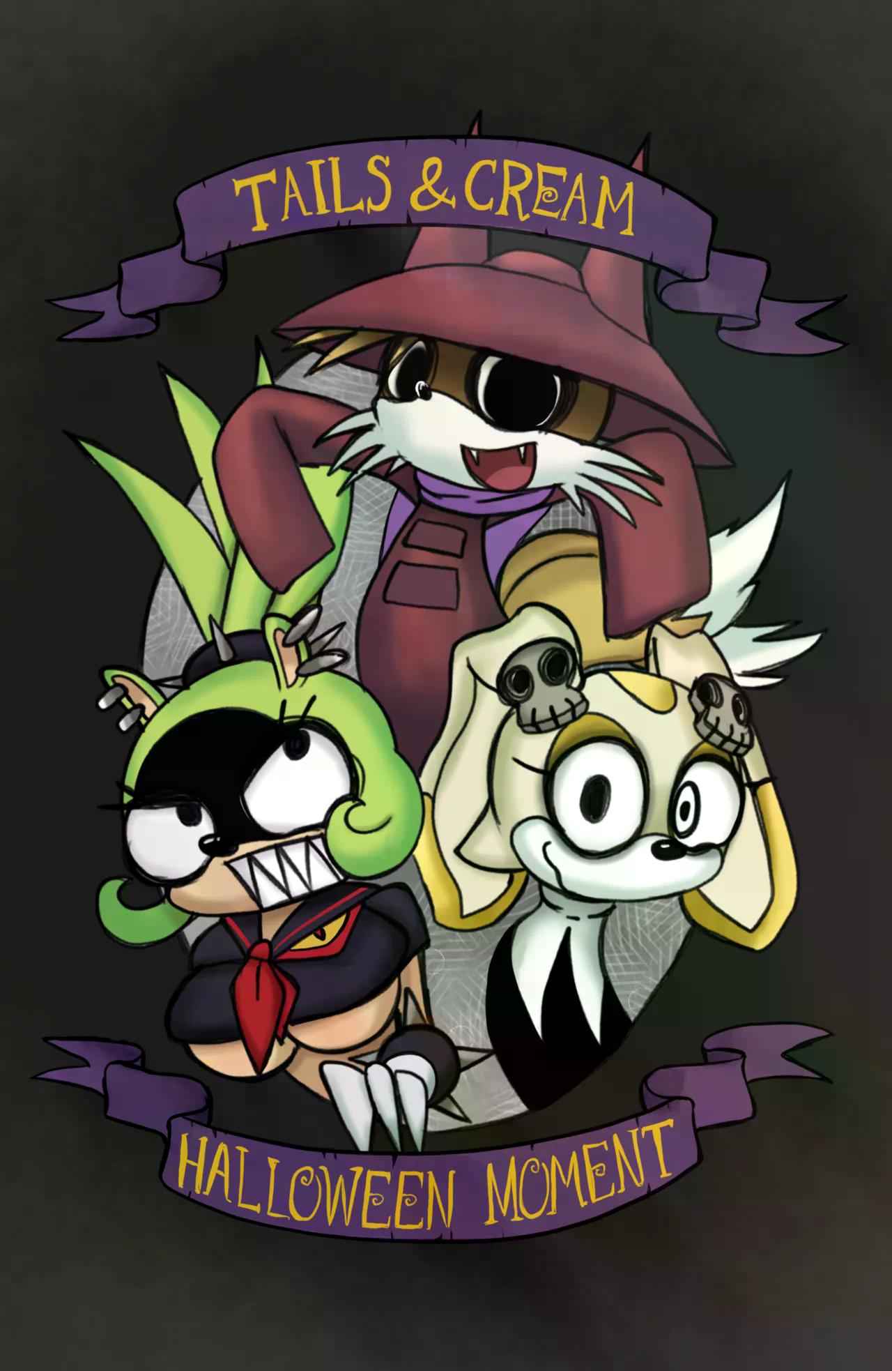 TAILS and CREAM - Halloween Moment