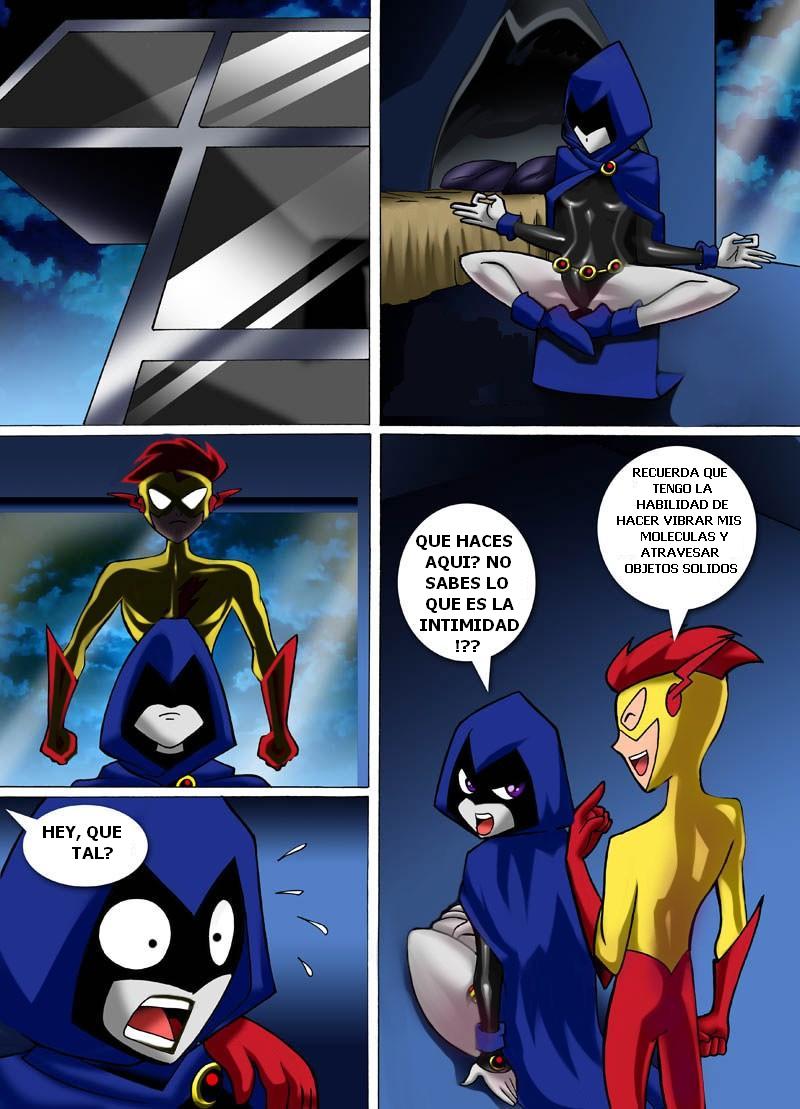TEEN TITANS - Raven vs Flash