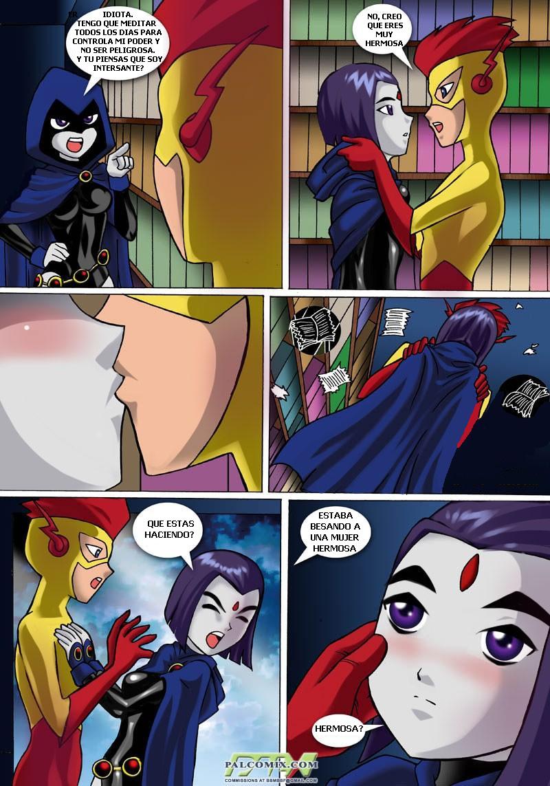 TEEN TITANS - Raven vs Flash
