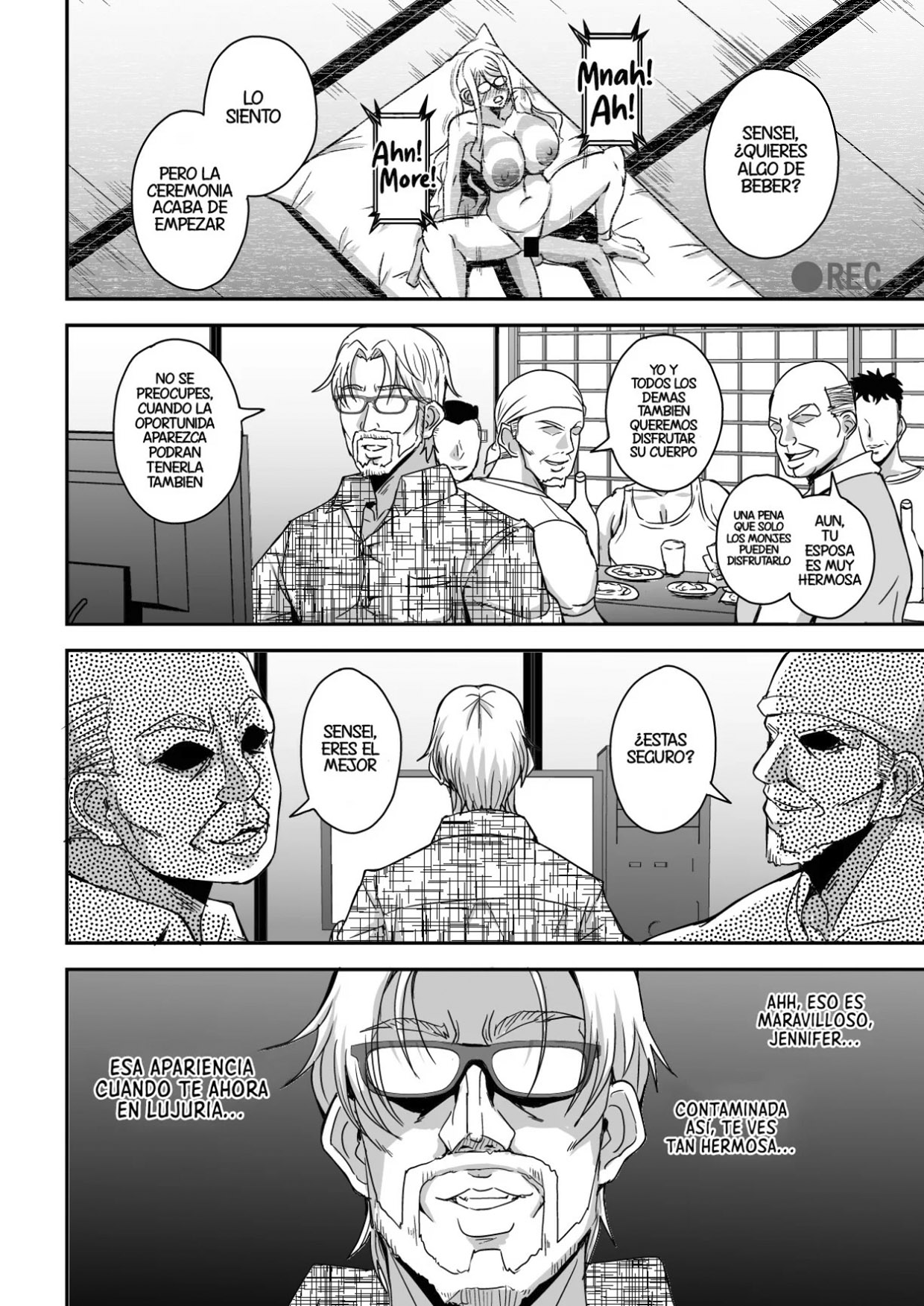 Una PROFESORA extranjera rubia de GRANDES PECHOS se come a un SHOTA moreno