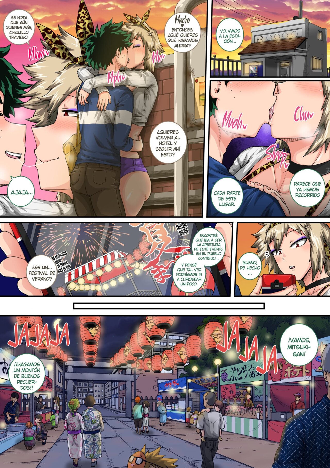 VACACIONES de Verano con la MADRE de BAKUGOU parte 2