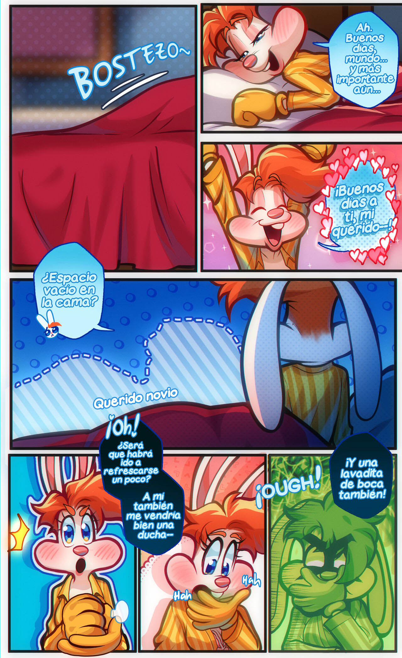 Who CREAMPIED! Rosey Rabbit