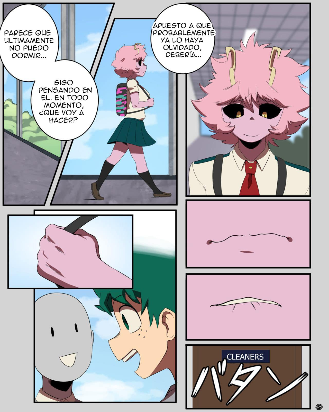 Mina x Izuku Hentai Comic 03