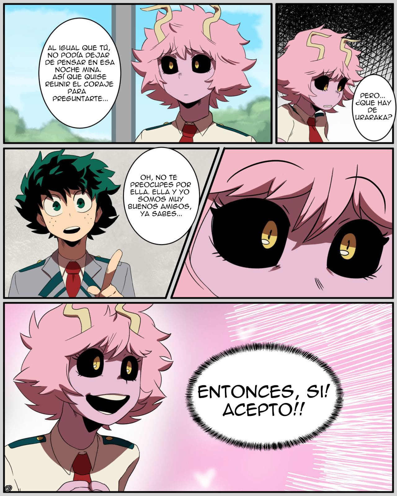 Mina x Izuku Hentai Comic 08