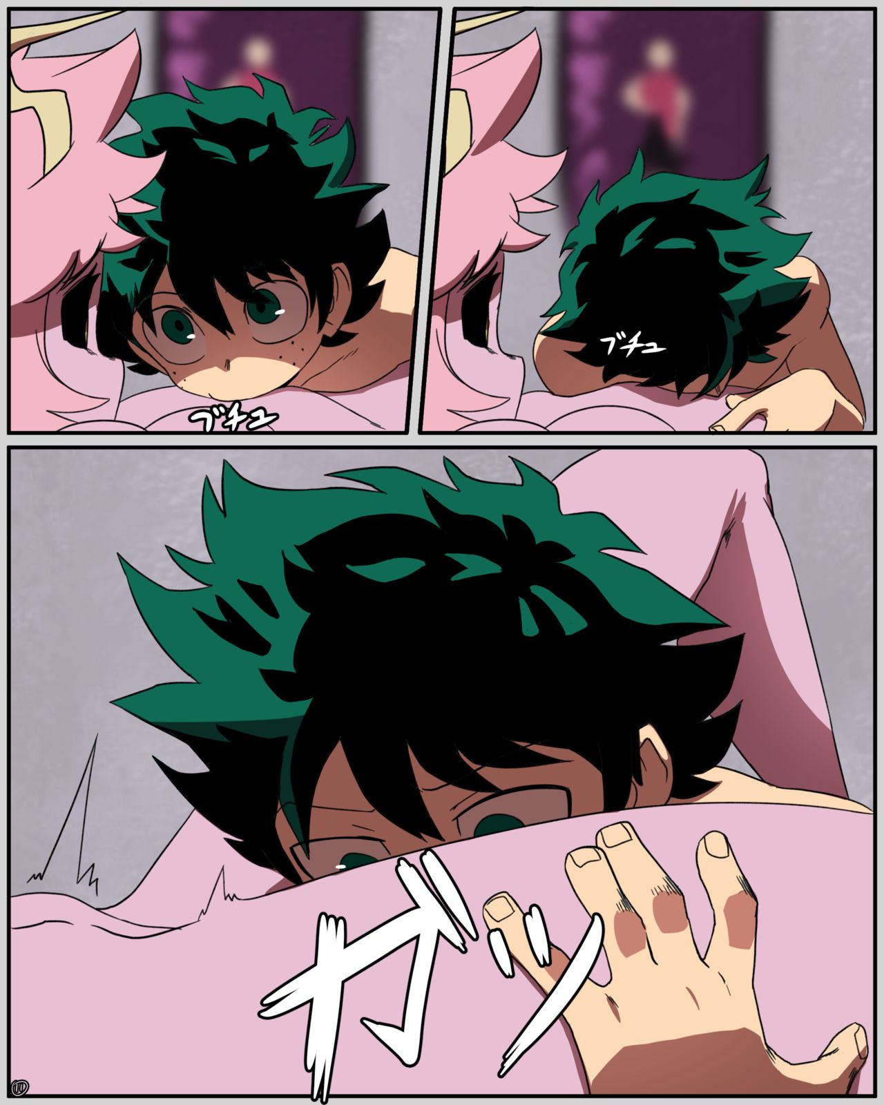 Mina x Izuku Hentai Comic 12