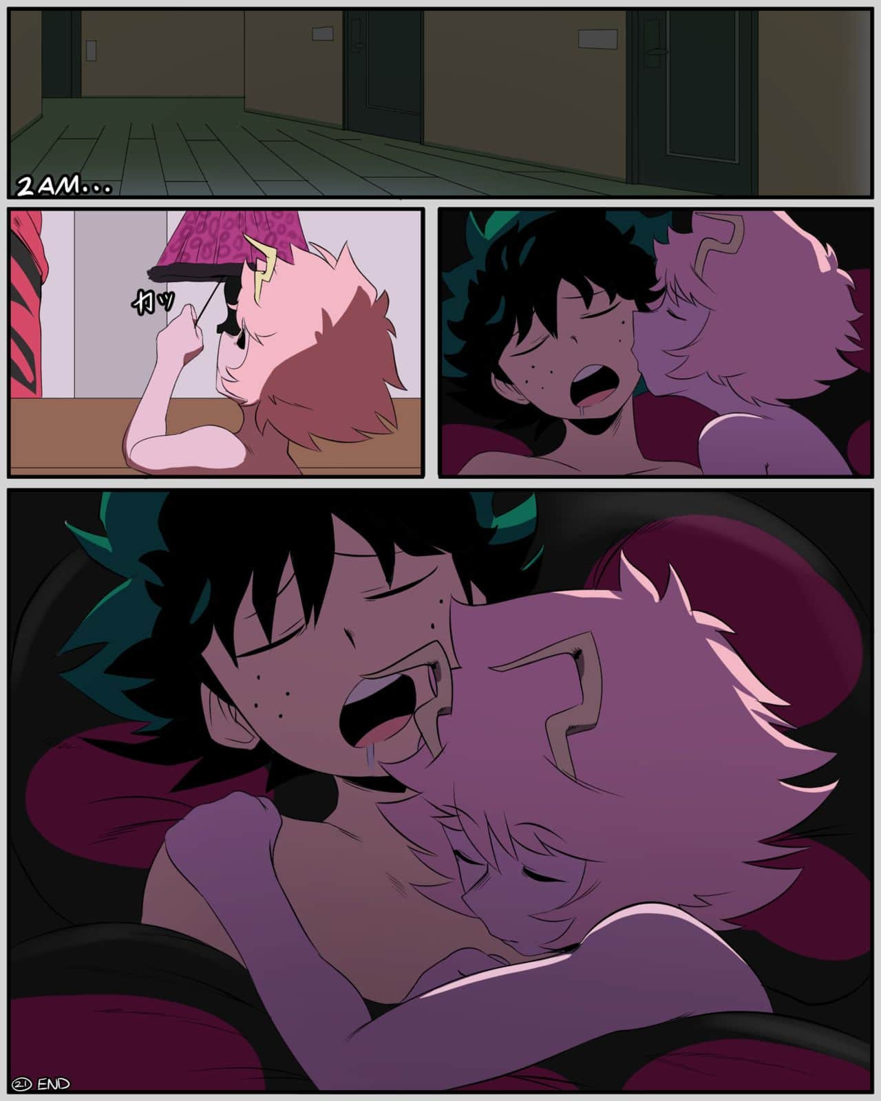 Mina x Izuku Hentai Comic 22